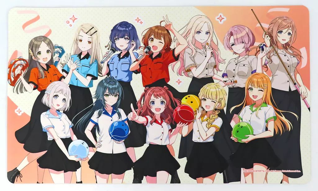 中古】デスクマット 集合 描き下ろし ボウリングシャツver. マルチ
