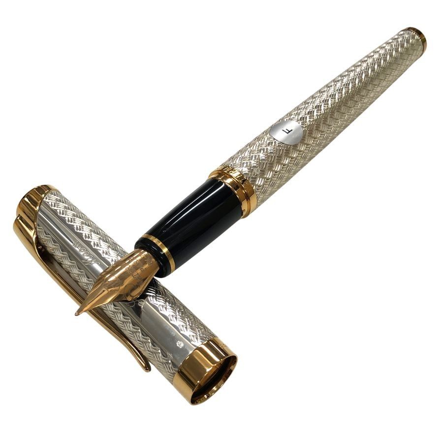 waterman ウォーターマン 万年筆 18K-750 C /F シルバー 詳細ページ | 万年筆 ボールペンなど高級筆記具の販売・買取