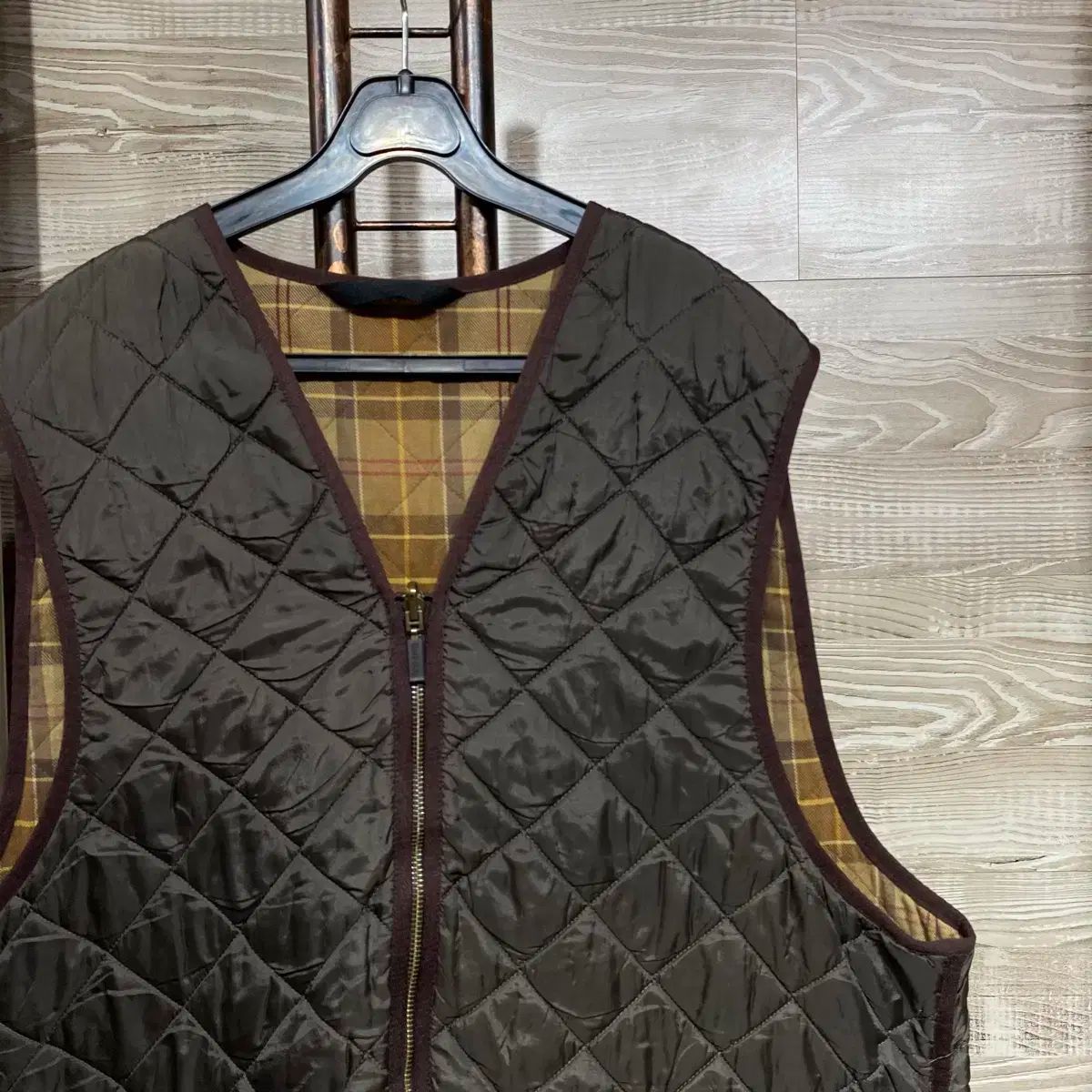 Barbour BARBOUR バブアー キルティング ダウンジャケット ベスト 2XL np57 リバーシブル ブルゾン パーカー