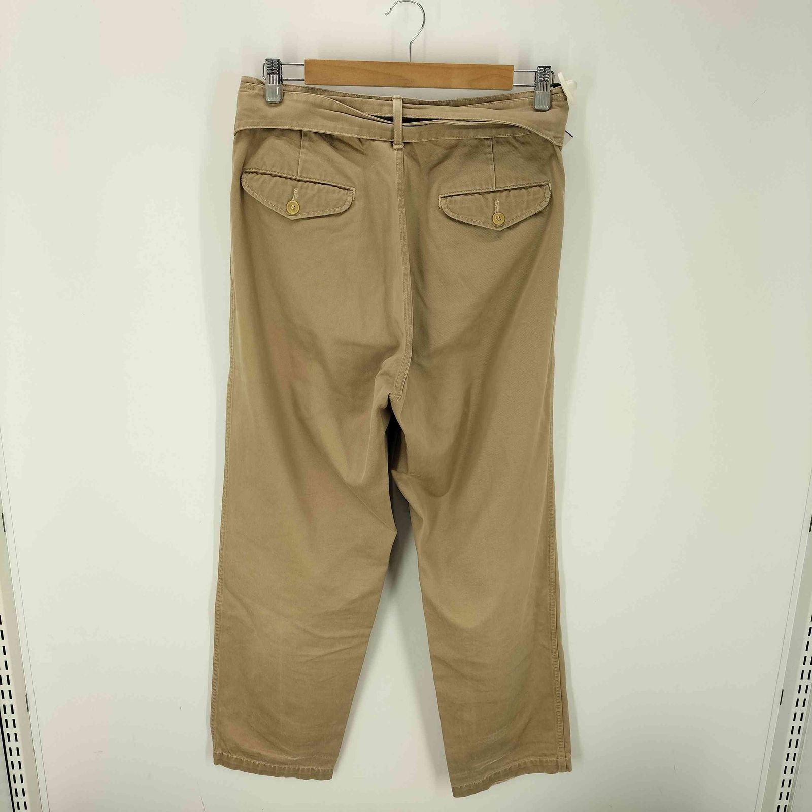 COMOLI 16SS ベルテッドチノパンツ コモリ COMOLI 16SS ベルテッドチノパンツ メンズ JPN：1 - メルカリ