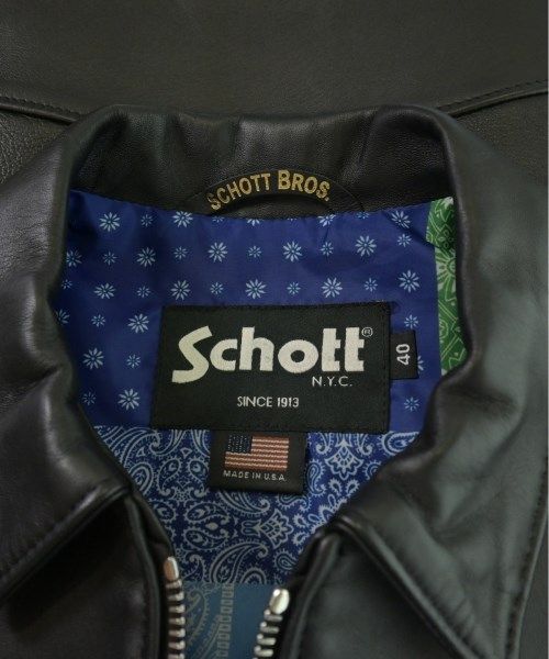 Soph. Schott シングルライダースジャケット 38 Schott N.Y.C 革ジャン