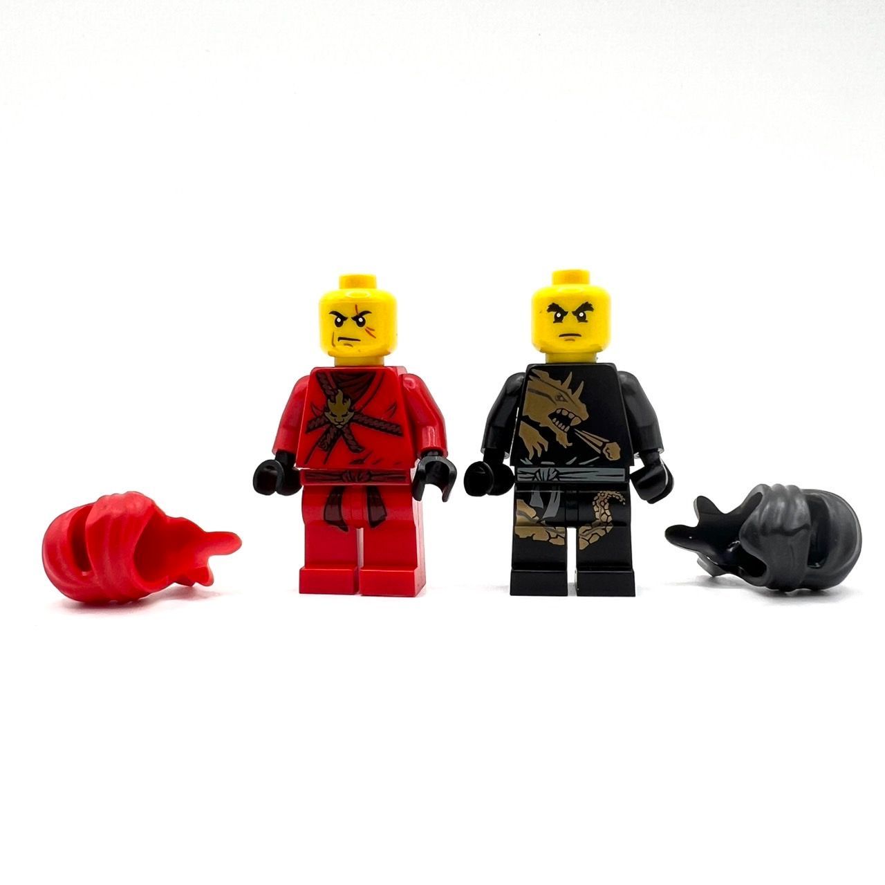 中古 廃盤 希少☆LEGO レゴ NINJAGO 2111 カイ と 2170 コールDX