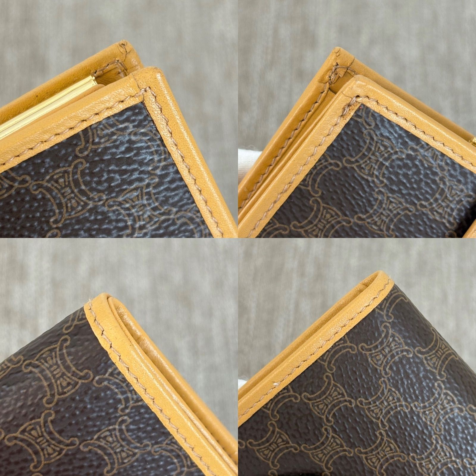 楽天市場】【未使用品】【財布】CELINE セリーヌ マカダム柄 三