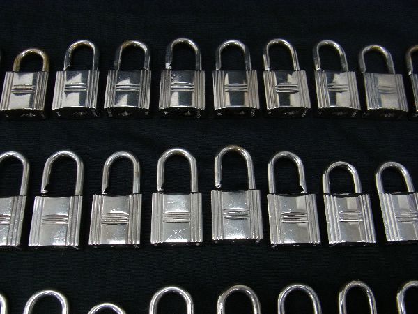 エルメス シルバー　カデナ　南京錠　パドロック　鍵　キー　NO64 エルメス シルバー カデナ 南京錠 パドロック 鍵 キー NO64