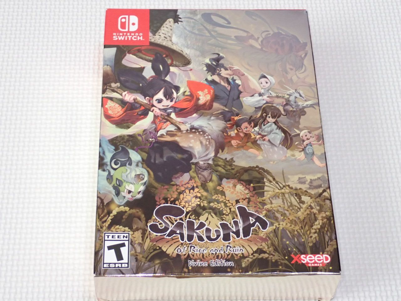 SWITCH★SAKUNA of Rice and Ruin Divine Edition 海外版 北米版 特典付 日本語音声・日本語表記あり★動作確認済