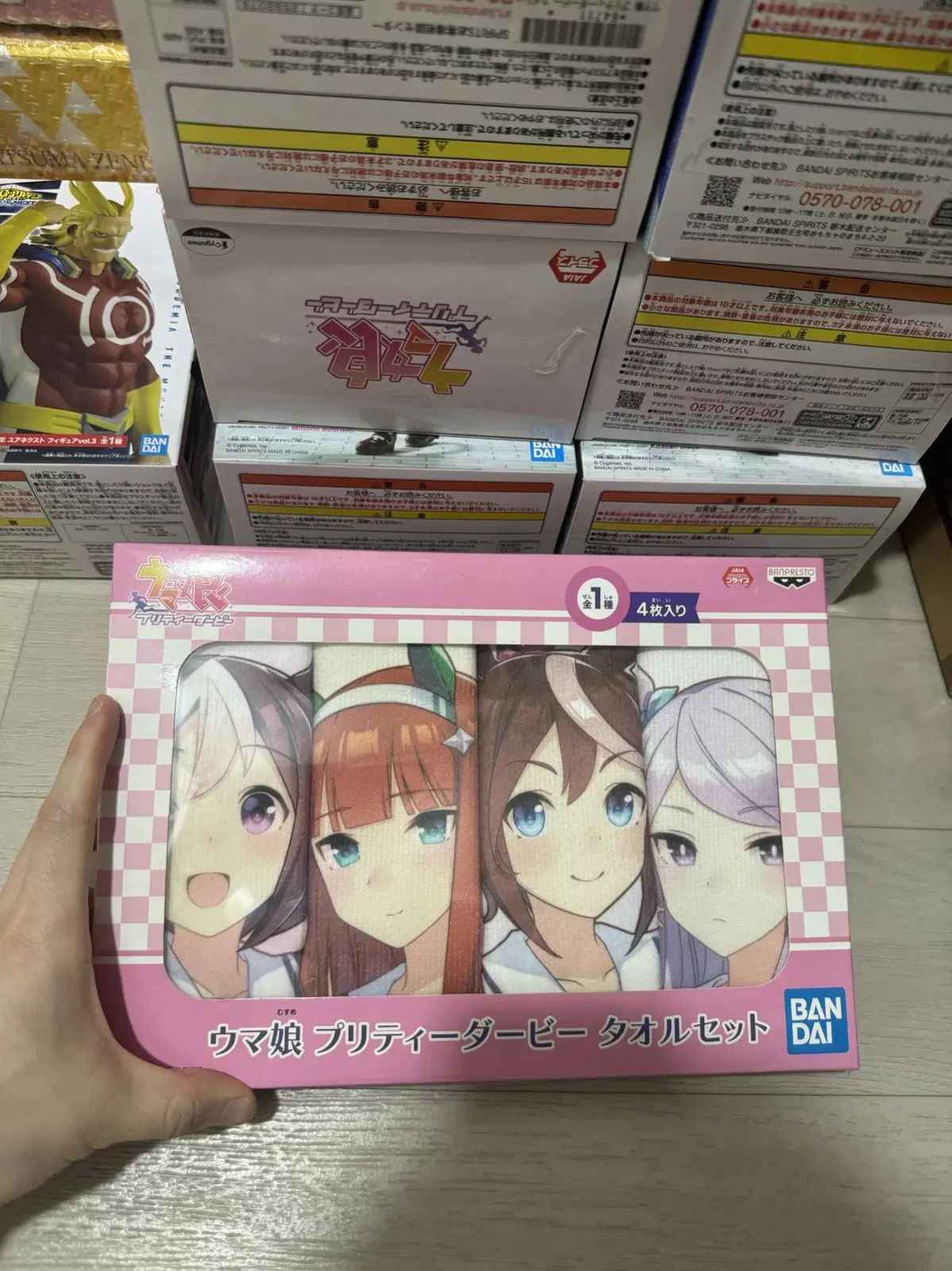 ウマ娘 プリティーダービー 応援タオル 4枚 ウマ娘 プリティーダービー 応援タオル 4枚 ウマ娘 プリティーダービー