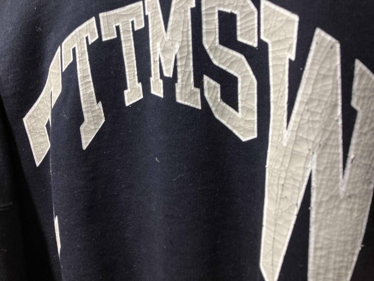 24ss TTT MSW College logo crew neck sweat カレッジロゴクルー