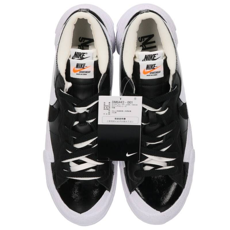 ナイキ ×サカイ Sacai BLAZER LOW/SACAI DM6443-001 ブレザーロー