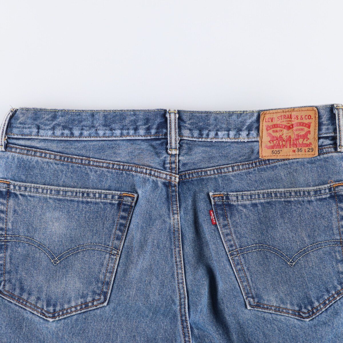 505 テーパードデニムパンツ