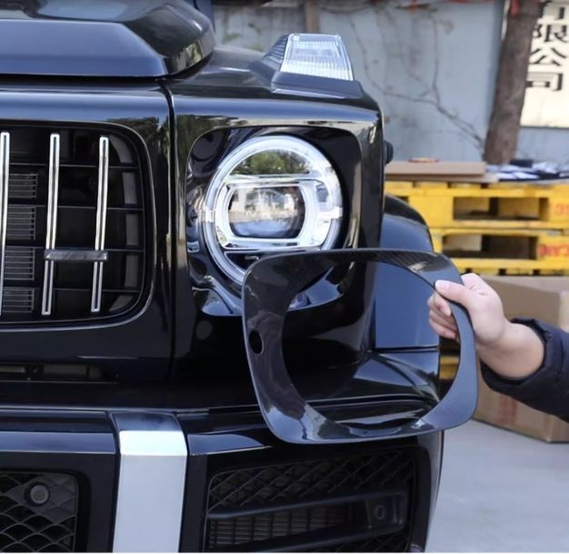 フロントフォグランプカバー 外装2個セット