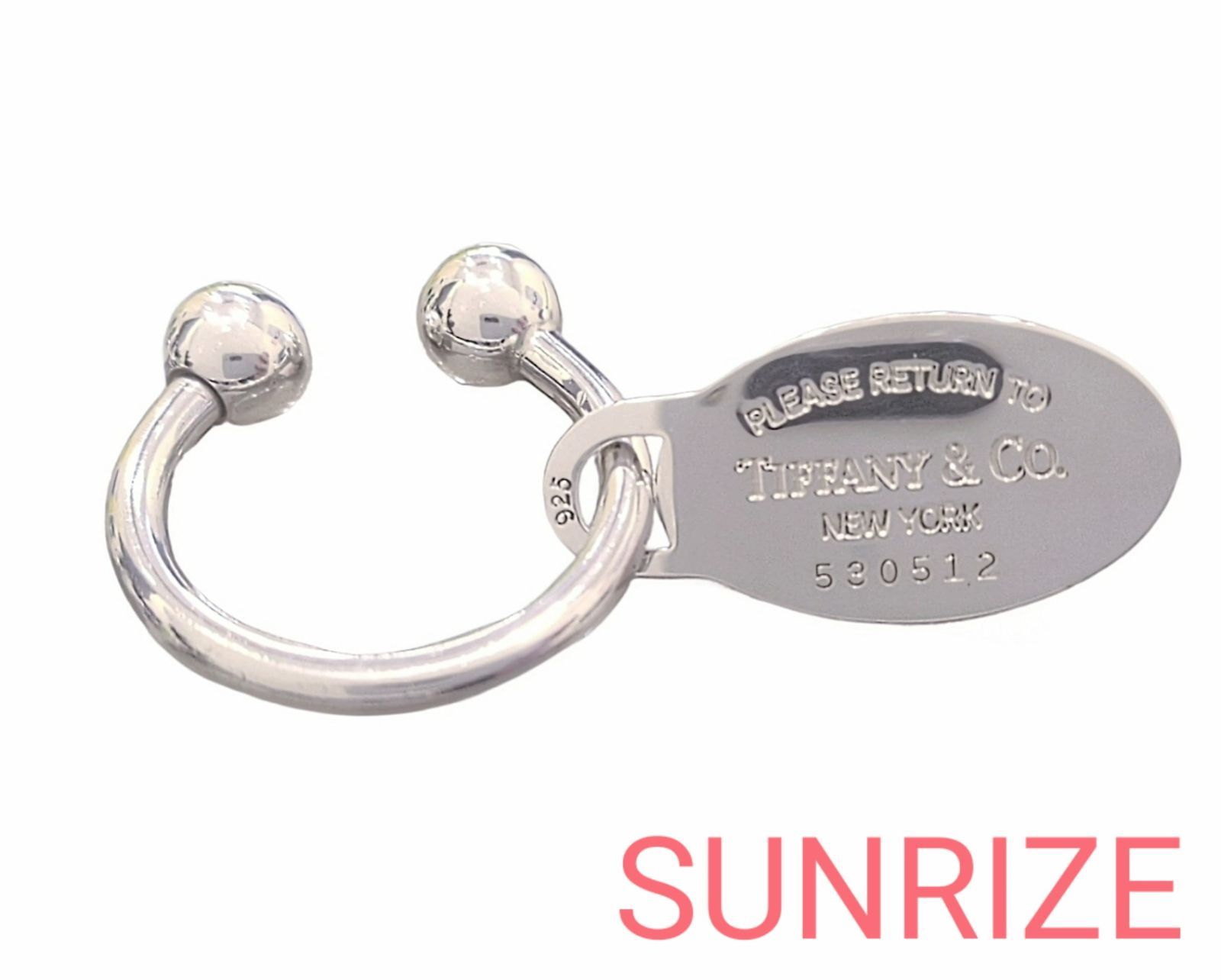 Tiffany & Co. 925シルバー キー型チャーム 6センチ✖️2センチ