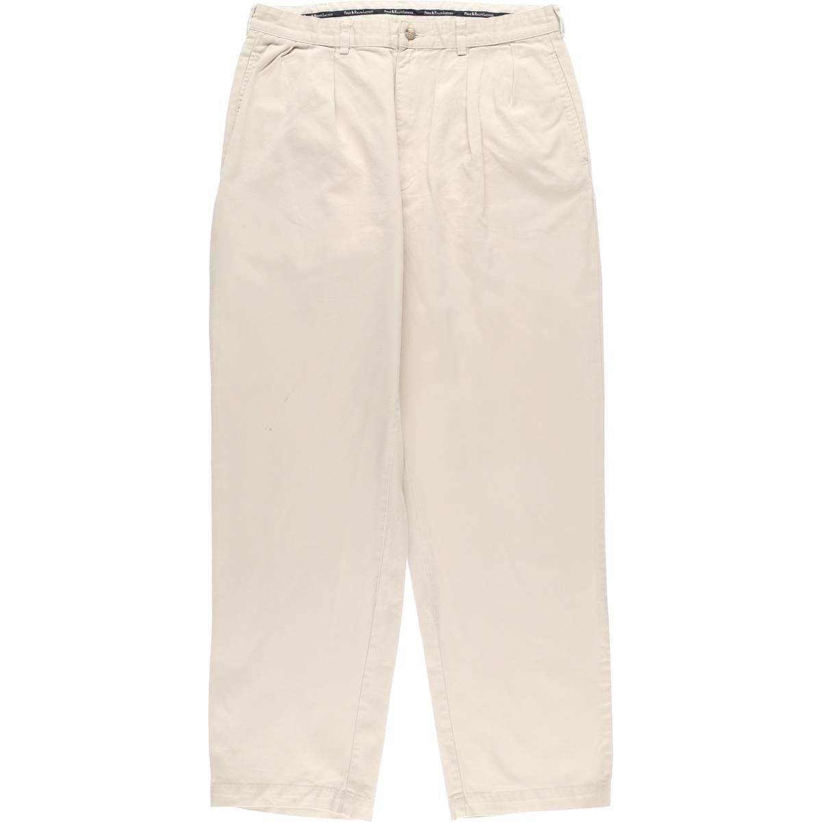 古着 ラルフローレン Ralph Lauren POLO RALPH LAUREN ツータック チノパンツ メンズw35相当|eaa542883