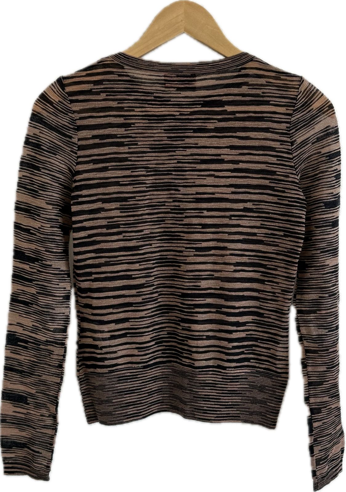 z1397 【美品】MISSONIミッソーニ カーディガン ブラウン レディース