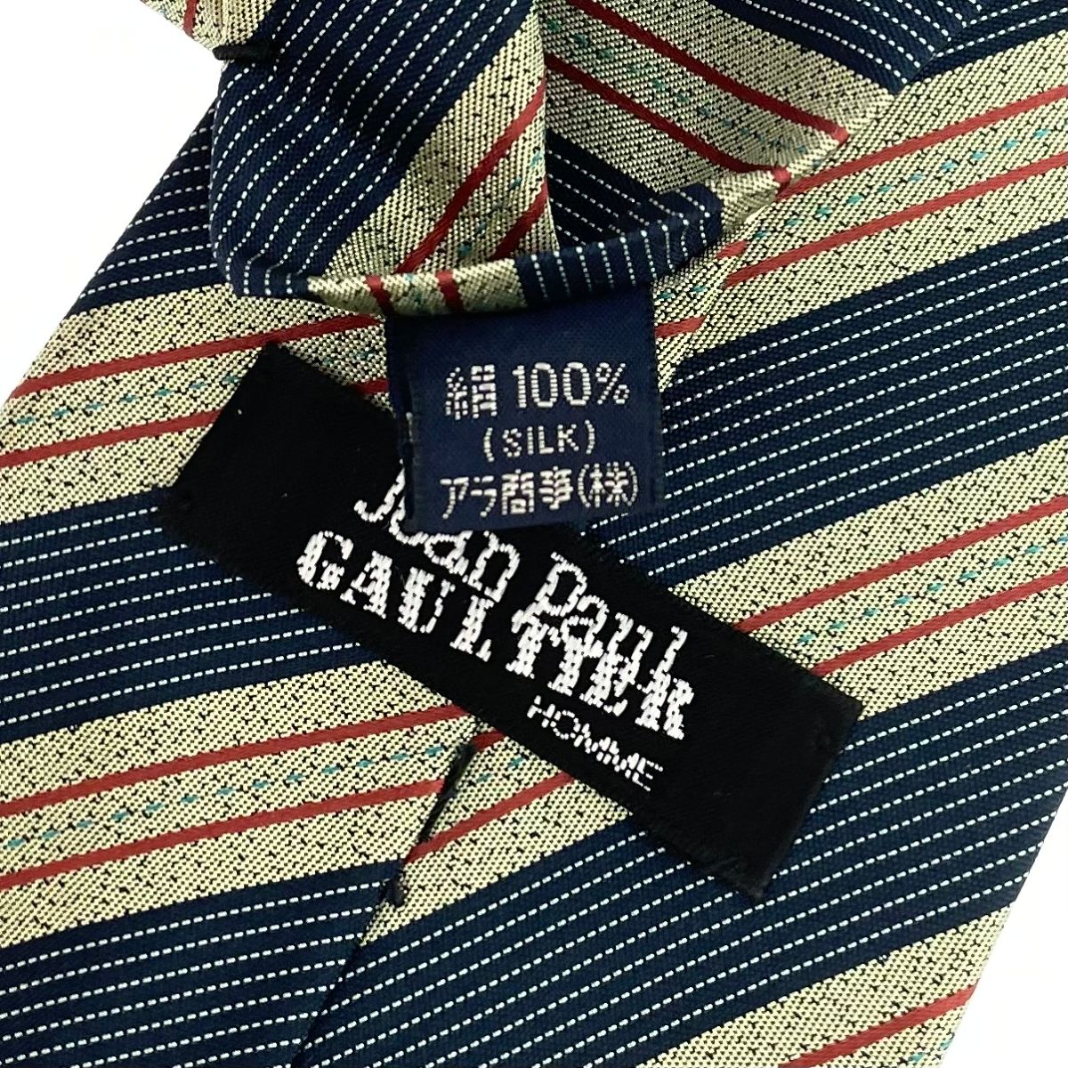稀少/ジャンポール・ゴルチエ Jean Paul GAULTIER/ネクタイ６ Jean Paul GAULTIER ジャンポールゴルチエ ゴルチェ ドット ロゴ