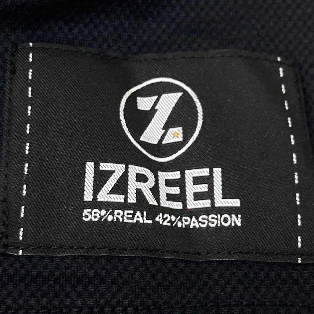 サイズ：M IZREEL イズリール 2024年モデル ハイネック 半袖Tシャツ  ホワイト系 [240101462801] ゴルフウェア メンズ ストスト サイズ：M IZREEL イズリール 2024年モデル ハイネック 半袖Tシャツ