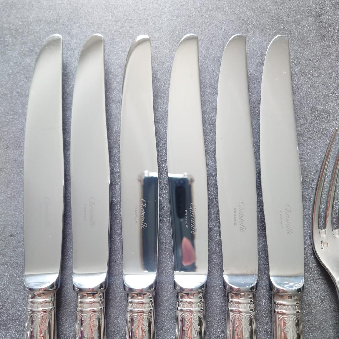 クリストフル マルメゾン テーブルナイフ テーブルフォーク 12点