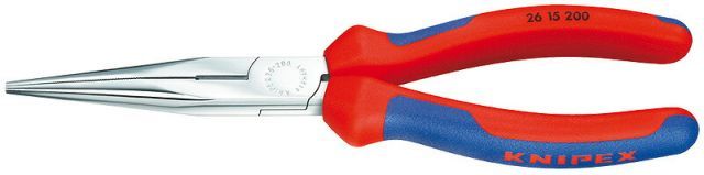 クニペックス(KNIPEX)クロームメッキロングラジオペンチ200mmコンフォートハンドル 2615-200