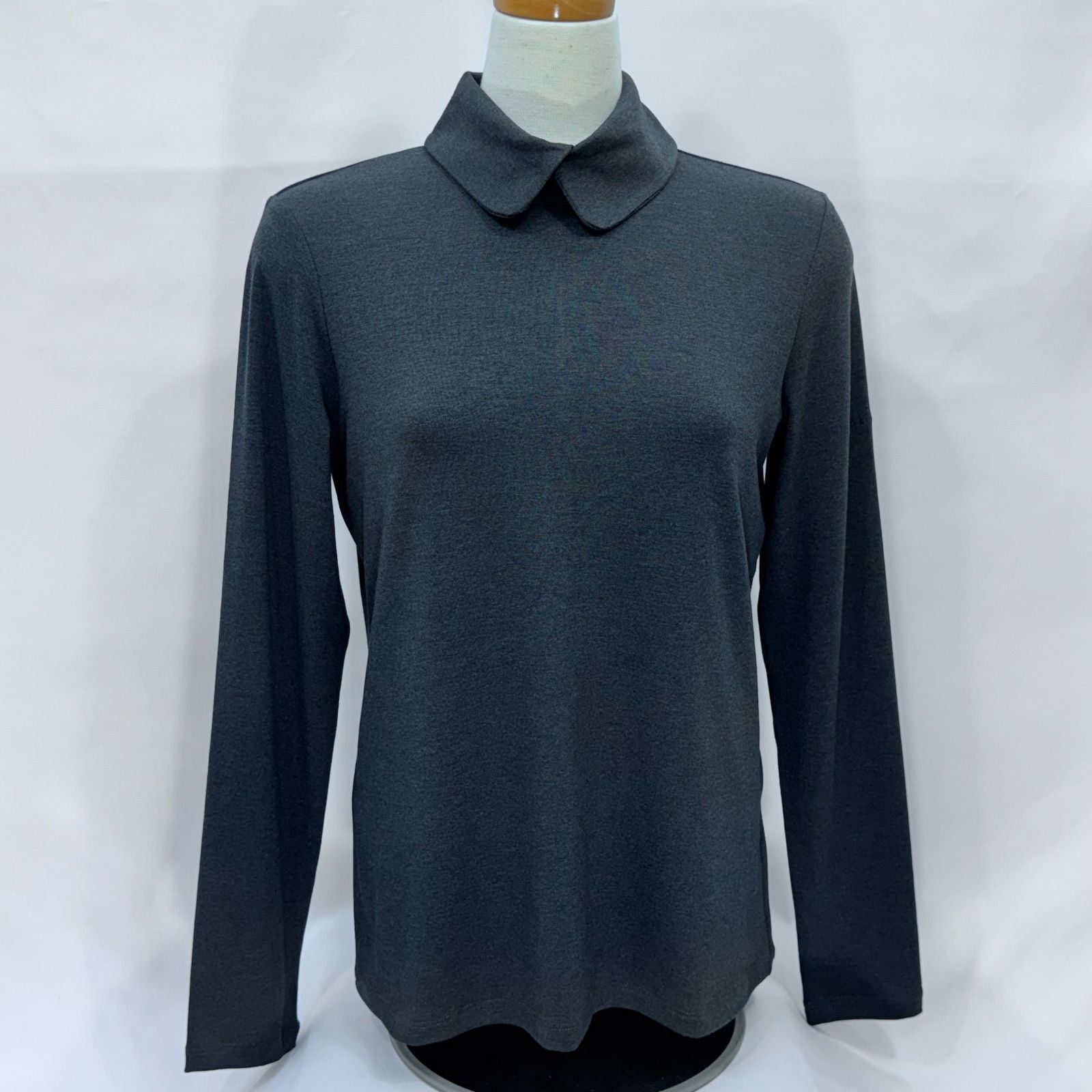 HEAL CREEK ヒールクリーク レディース アルガンオイル配合 長袖シャツ チャコールグレー サイズ40