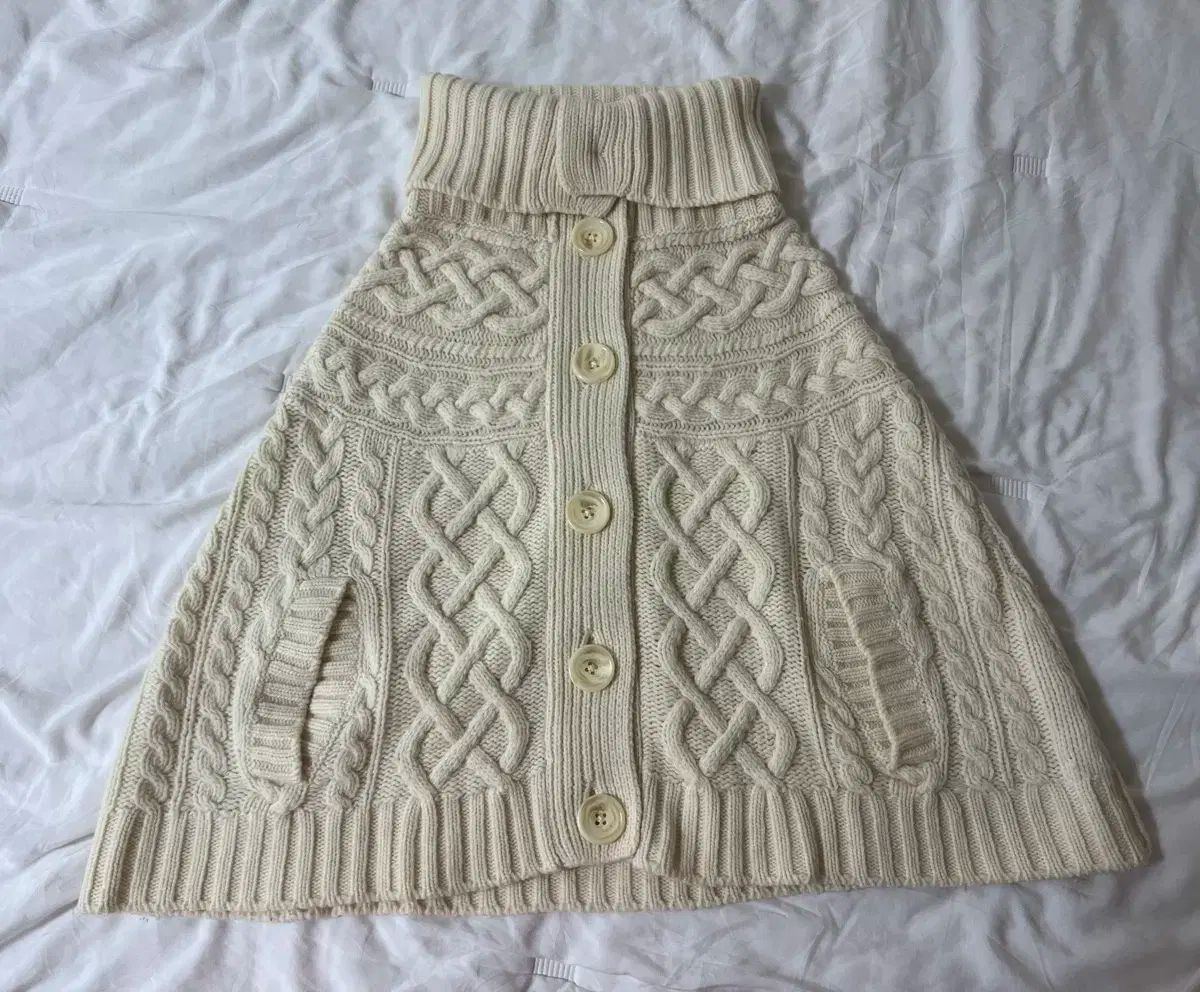 あなたに リーチ さわこ アイボリー ニット ケープ ポンチョ 森ガール もり