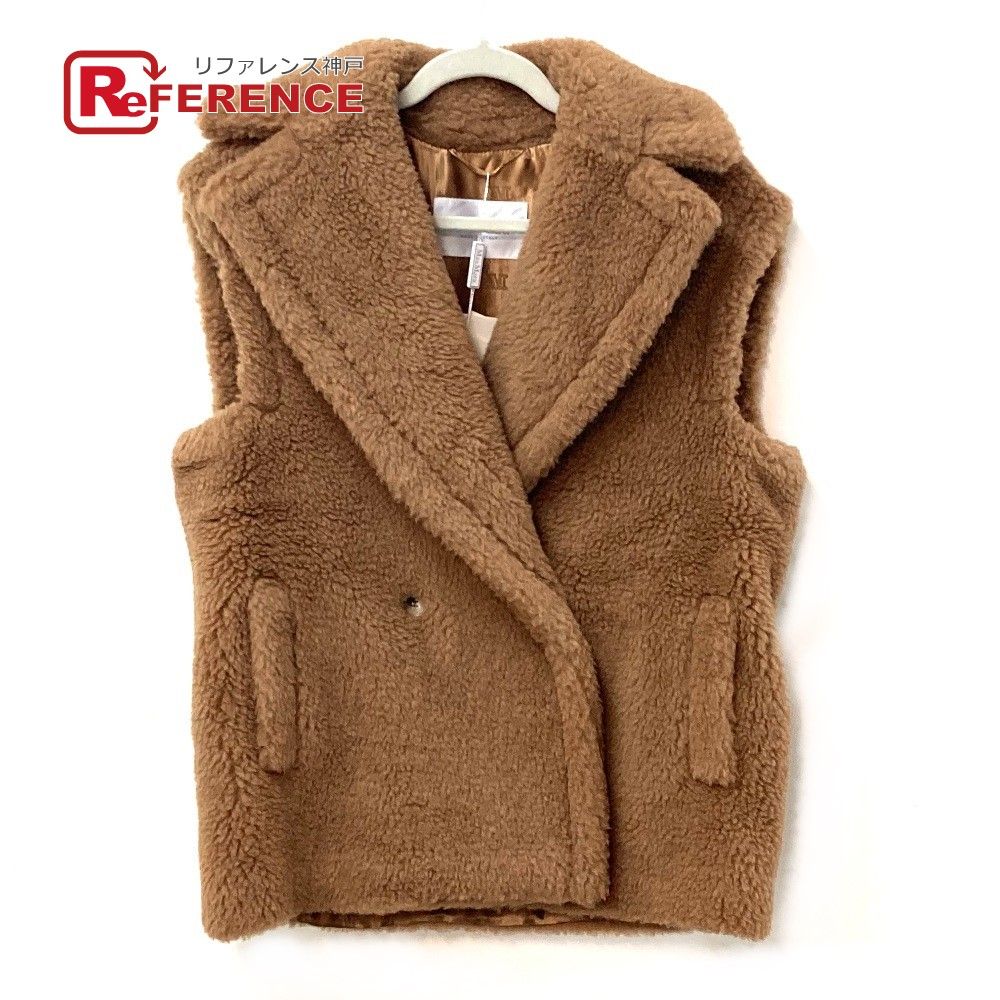 MAX MARA マックスマーラ ベスト テディベア ジレ TEDDY 12760223 ウール キャメル ブラウン