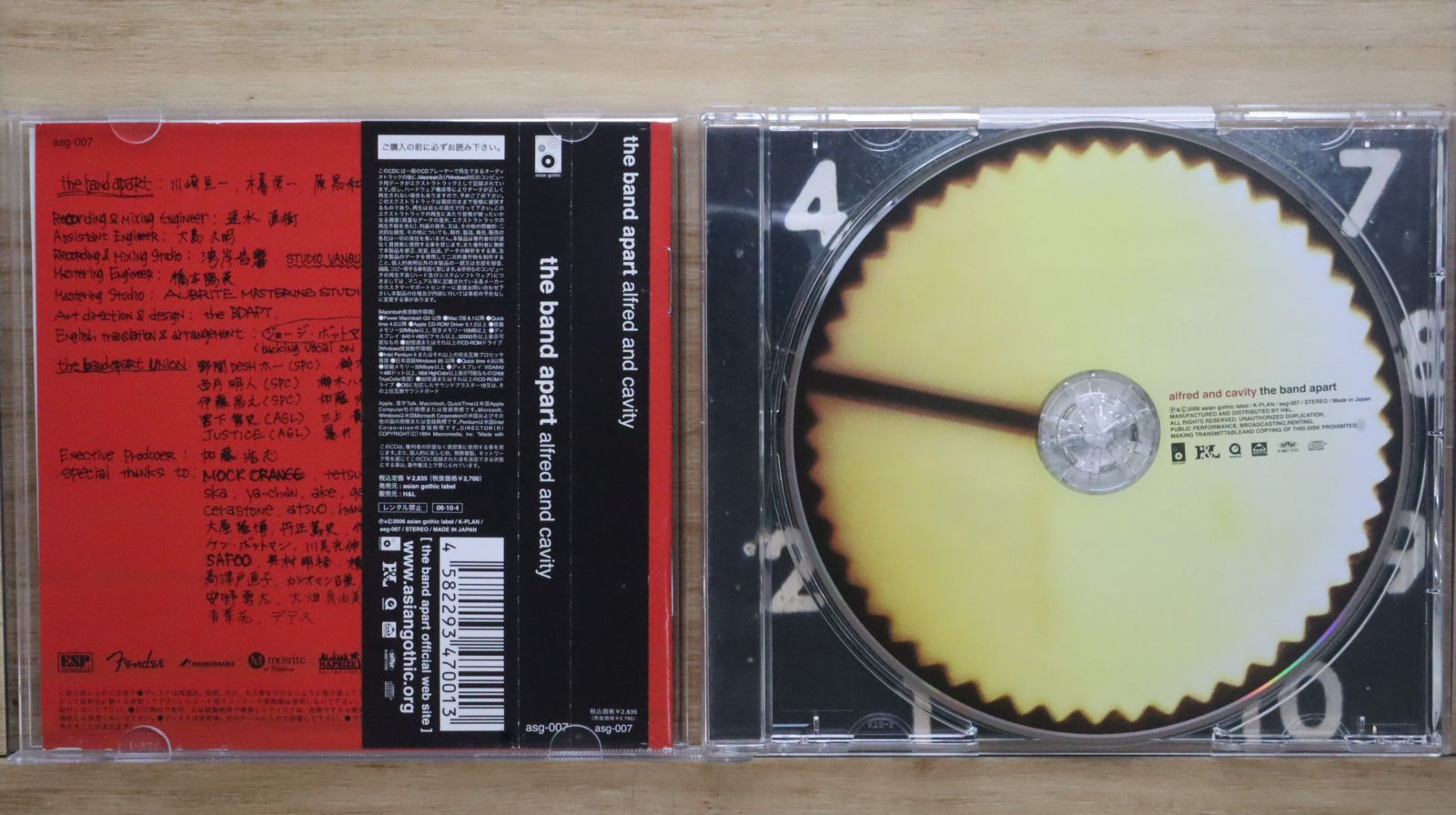 国内盤CD☆ザ・バンド・アパート/the band apart□ alfred and