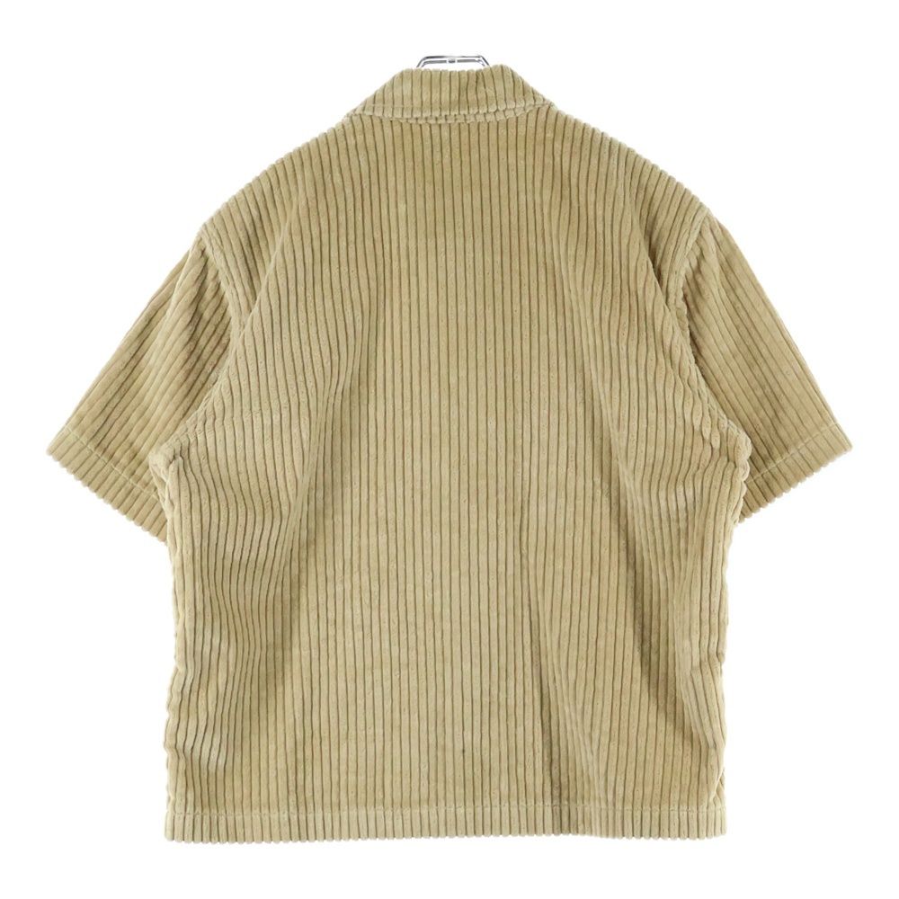 CHROME HEARTS クロムハーツ SHIRT PPO U THE 69 SS MATTY BOY マティボーイ コーデュロイ 半袖シャツ ベージュ
