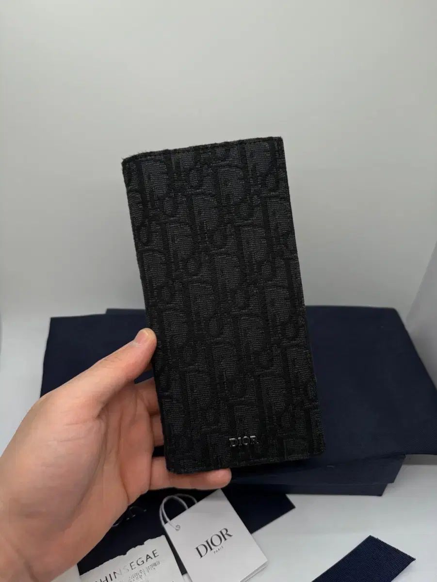 Christian Dior 長財布 ロングジップ ウォレット オブリーク ジャ