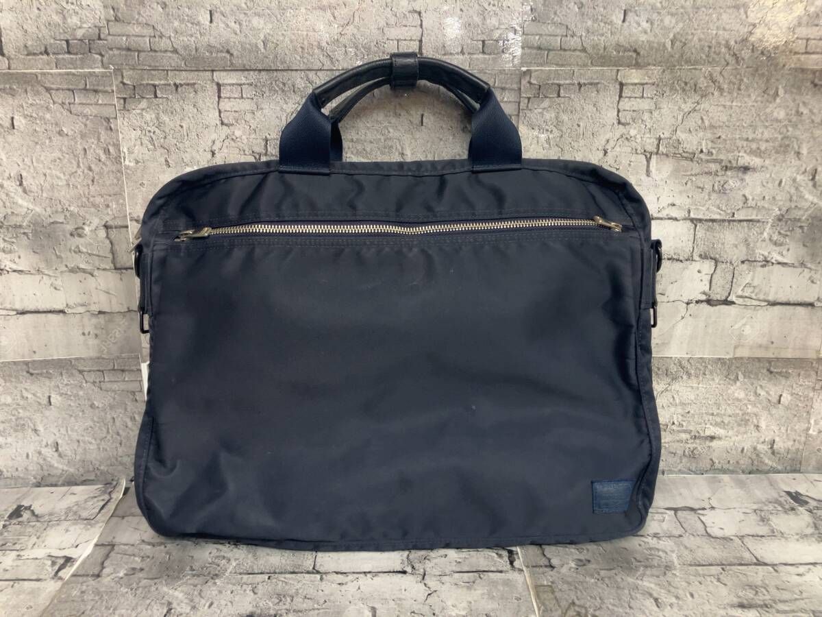 PORTER ポーター LIFT 2way ブリーフケース ショルダーストラップ付き ネイビー 