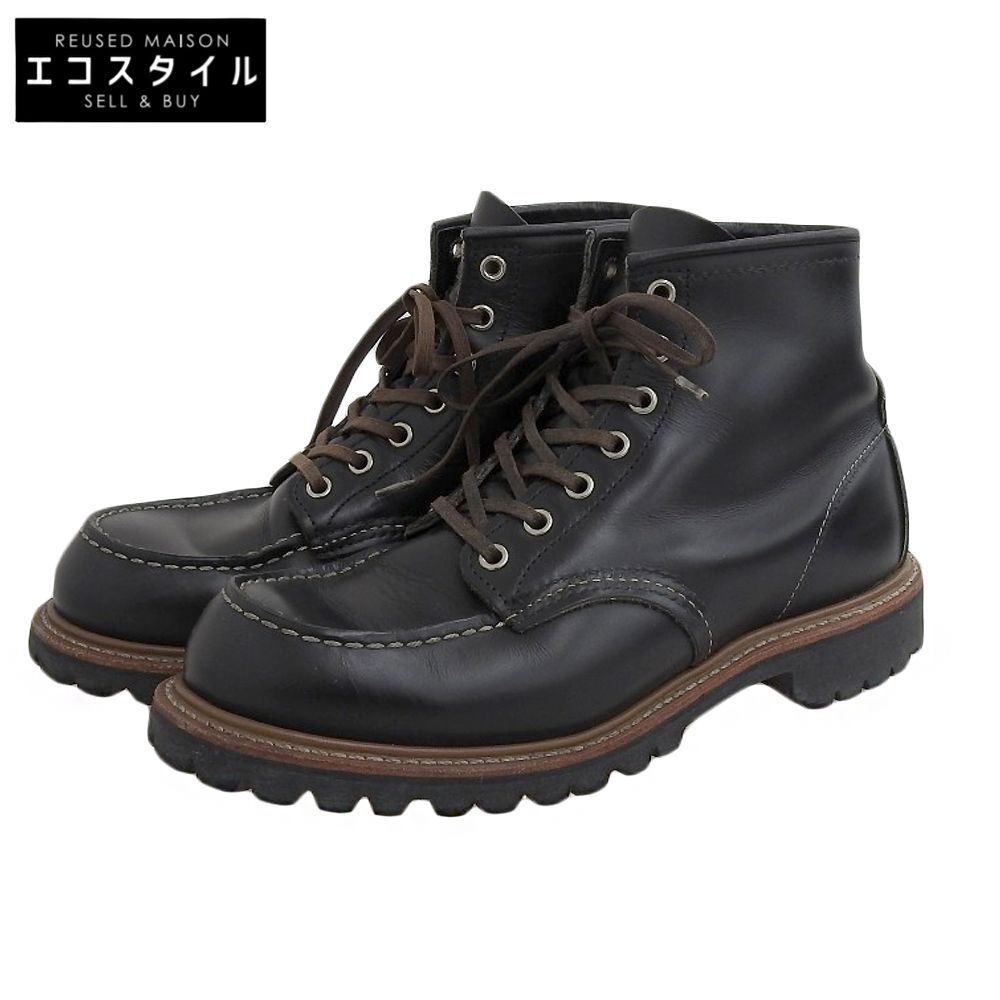 Red Wing レッドウィング クラシックワークブーツ メンズ ブラック 25.5cm 8176 6 1|2 UK