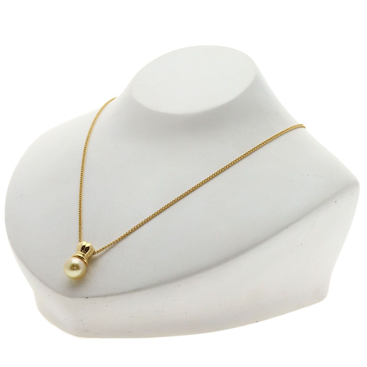 TASAKI タサキ 南洋ゴールデンパール 真珠 ネックレス K18YG