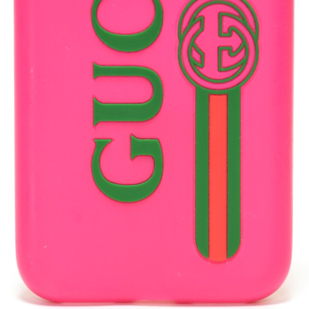 GUCCI iPhoneケース レザー シェリーライン ピンク iPhoneSE GUCCI iPhoneケース レザー シェリーライン ピンク iPhoneSE
