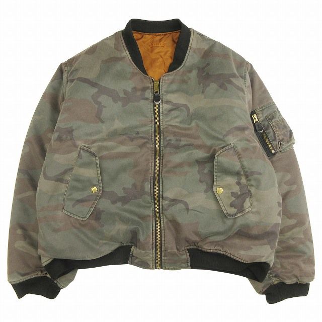 ビンテージ ウッドランド迷彩 ボンバージャケット FOSTEX
