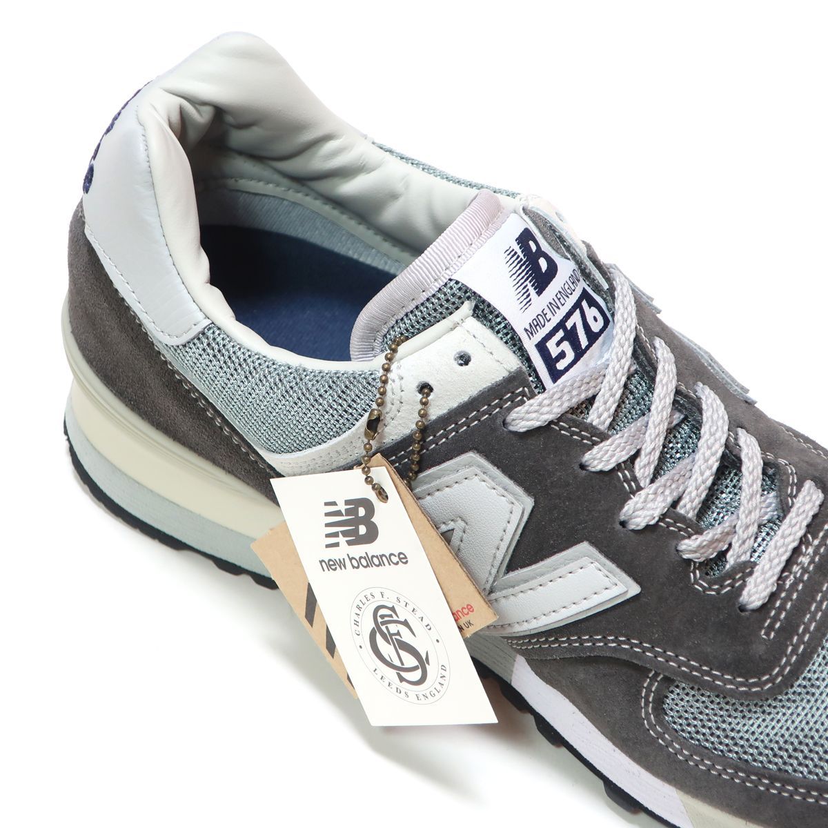NEW BALANCE OU576AGG 35th ANNIVERSARY GRAY SUEDE MADE IN UK M576 