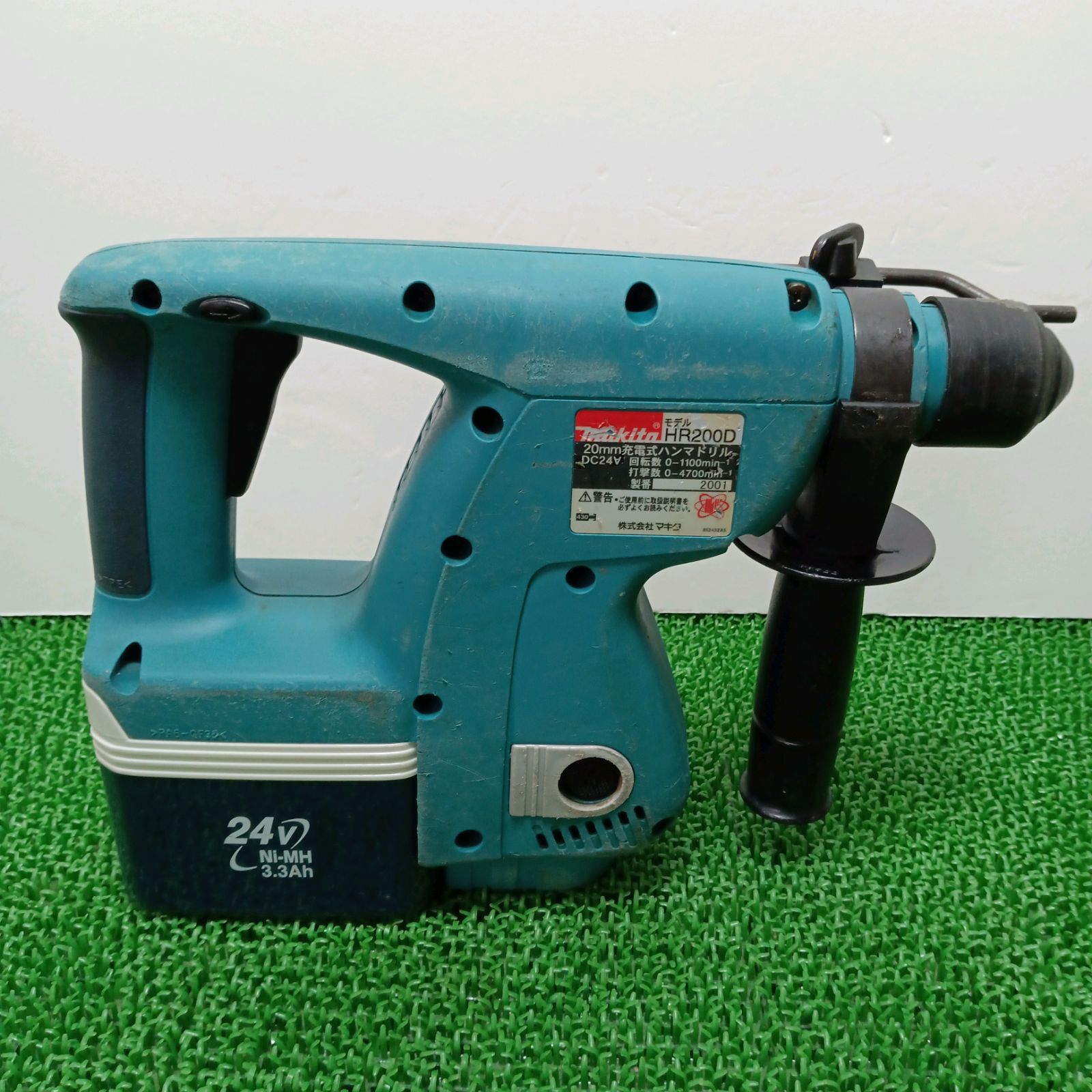 makita20mm充電式ハンマドリルHR200D DC24V - メルカリ