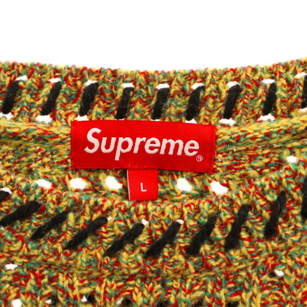 SUPREME (シュプリーム) 23SS Quilt Stitch キルト ステッチニット長袖