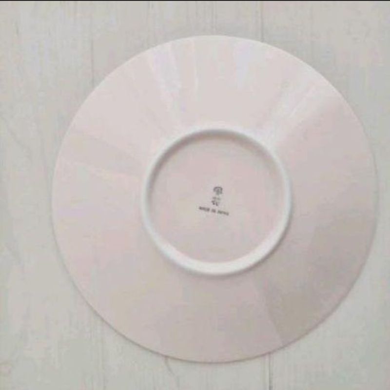 新品2点セット美濃焼千段十草22cm深皿ベージュ