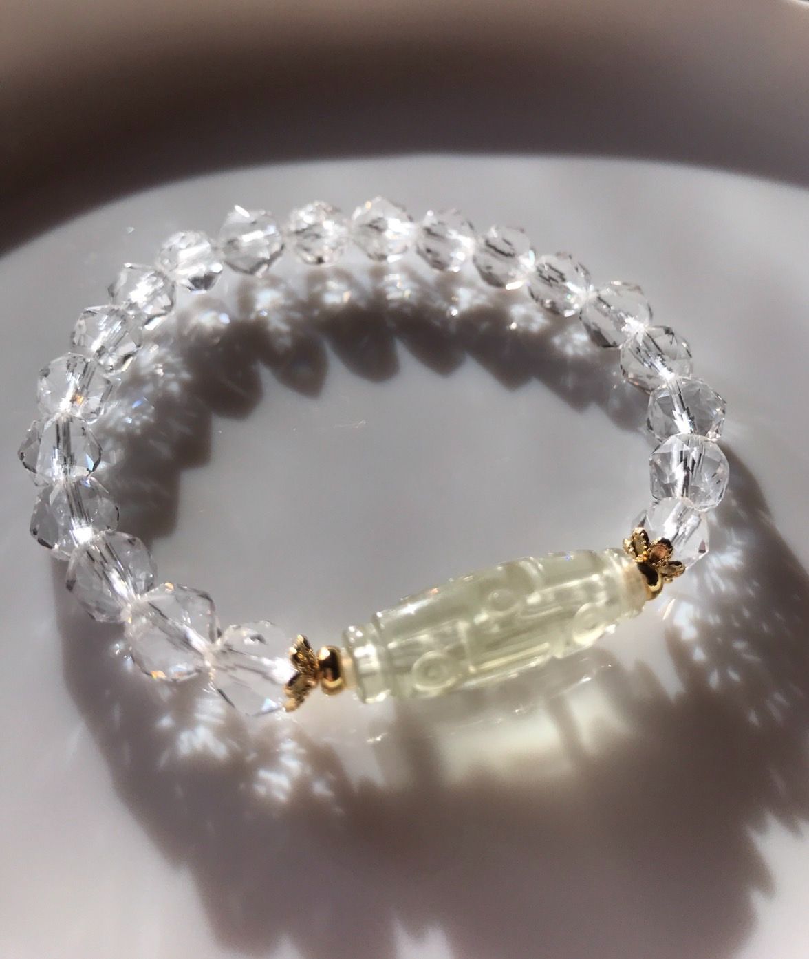 リビアングラス九眼天珠のブレスレット 楽天市場】【当店オススメ】リビアングラス 九眼天珠&8mm 天然石