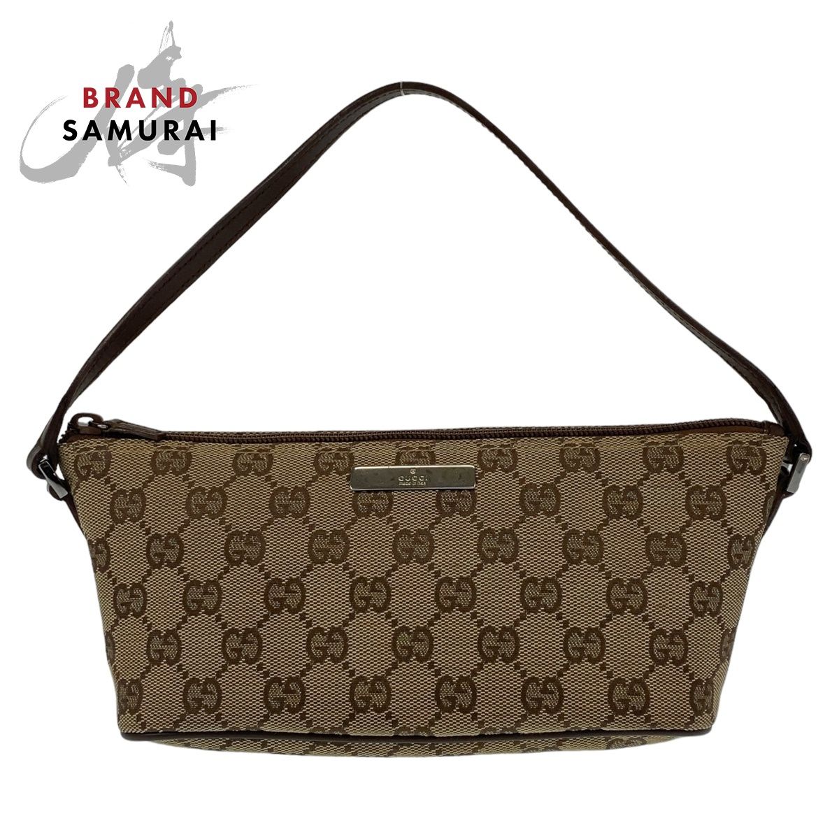 GUCCI グッチ GG柄 ブラウン ベージュ シルバー金具 GG 