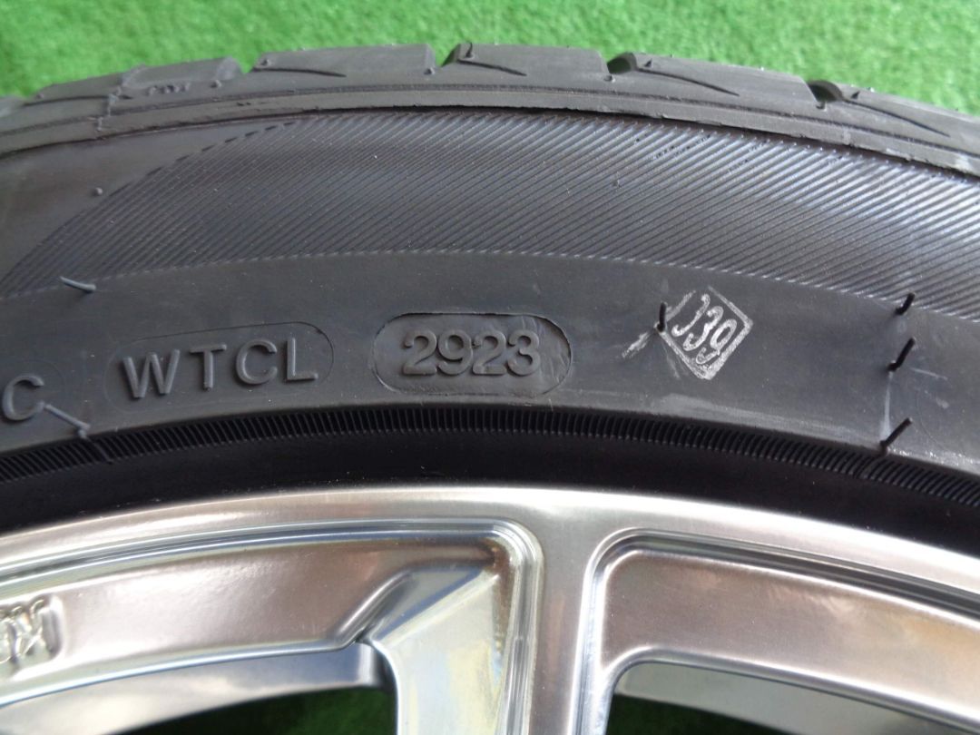 エンケイチューニングSC50　8J-18　5H114.3　+45　当社指定最安海外タイヤ　225/45R18　中古セット　神奈川県