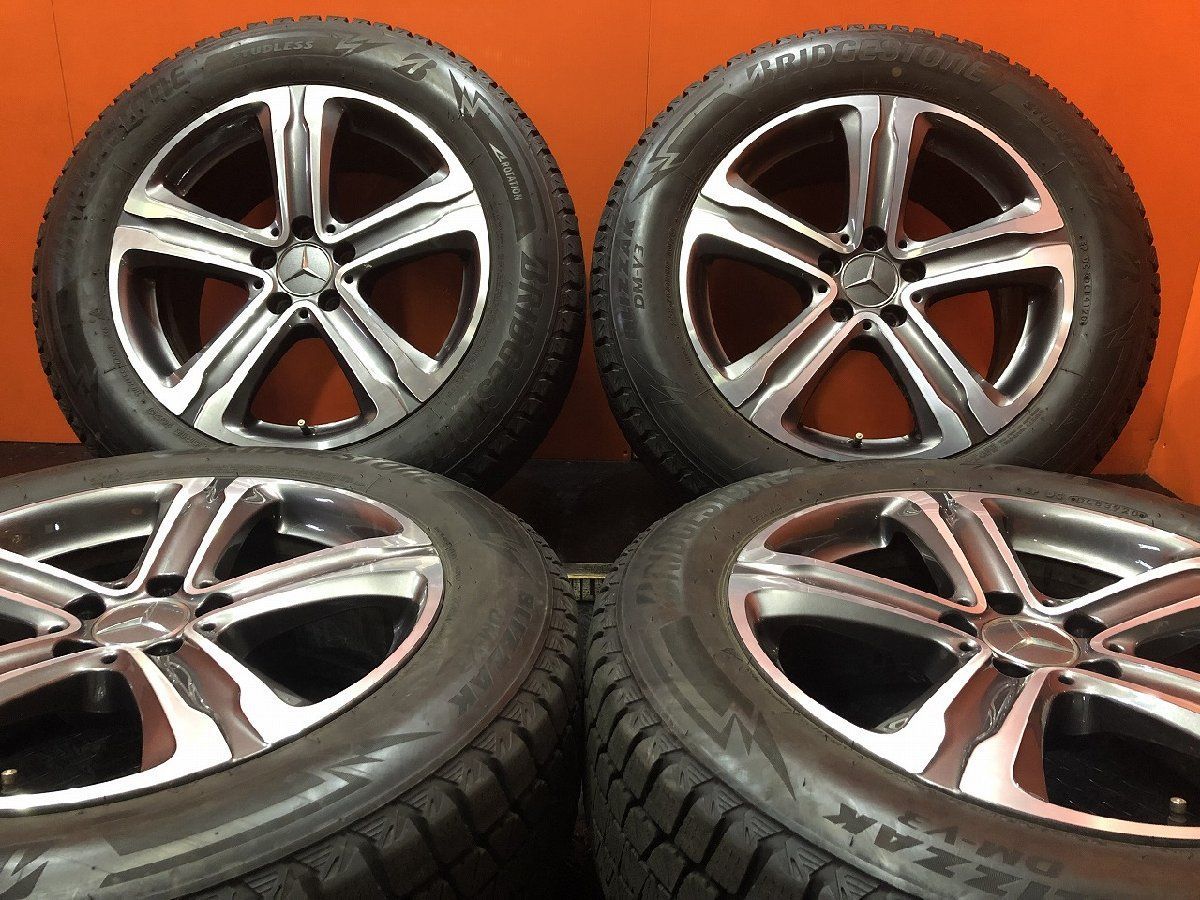 BS BLIZZAK DM-V3 235|60R18 スタッドレス ベンツ GLC X253 純正ホイール 18インチ 8J5HPCD112 38 20年製 バリ溝 VTO080