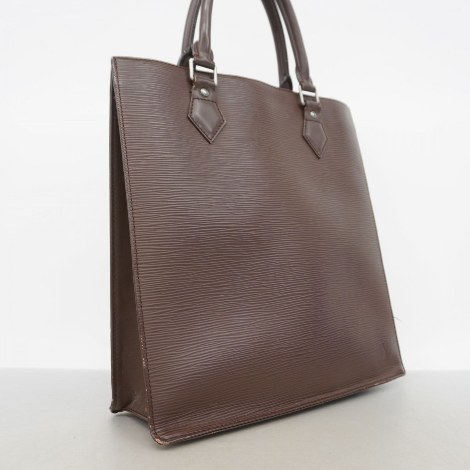 美品 ルイヴィトン エピ サックプラ レザー トートバッグ モカ シリアルあり ほぼ未使用 LOUIS VUITTON ルイヴィトン ロックミーエヴァー BB