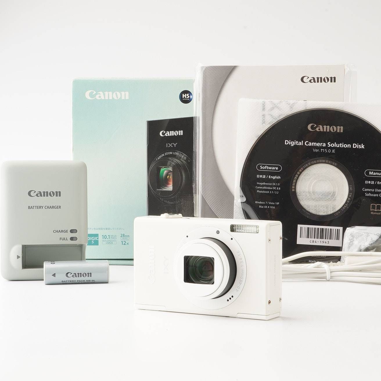 キヤノン Canon IXY 1 コンパクトデジタルカメラ / ZOOM LENS 12x IS 4.0-48.0mm F3.4-5.6