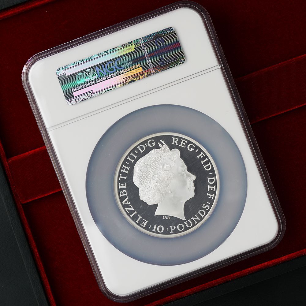 史上最高傑作ブリタニア】2014年 ブリタニア 10ポンド 5オンス銀貨