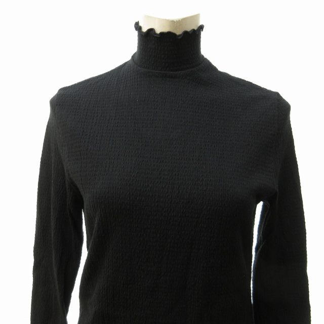 ライト WRYHT タグ付 24SS SHIRRING BORDER TURTLE NECK TOP