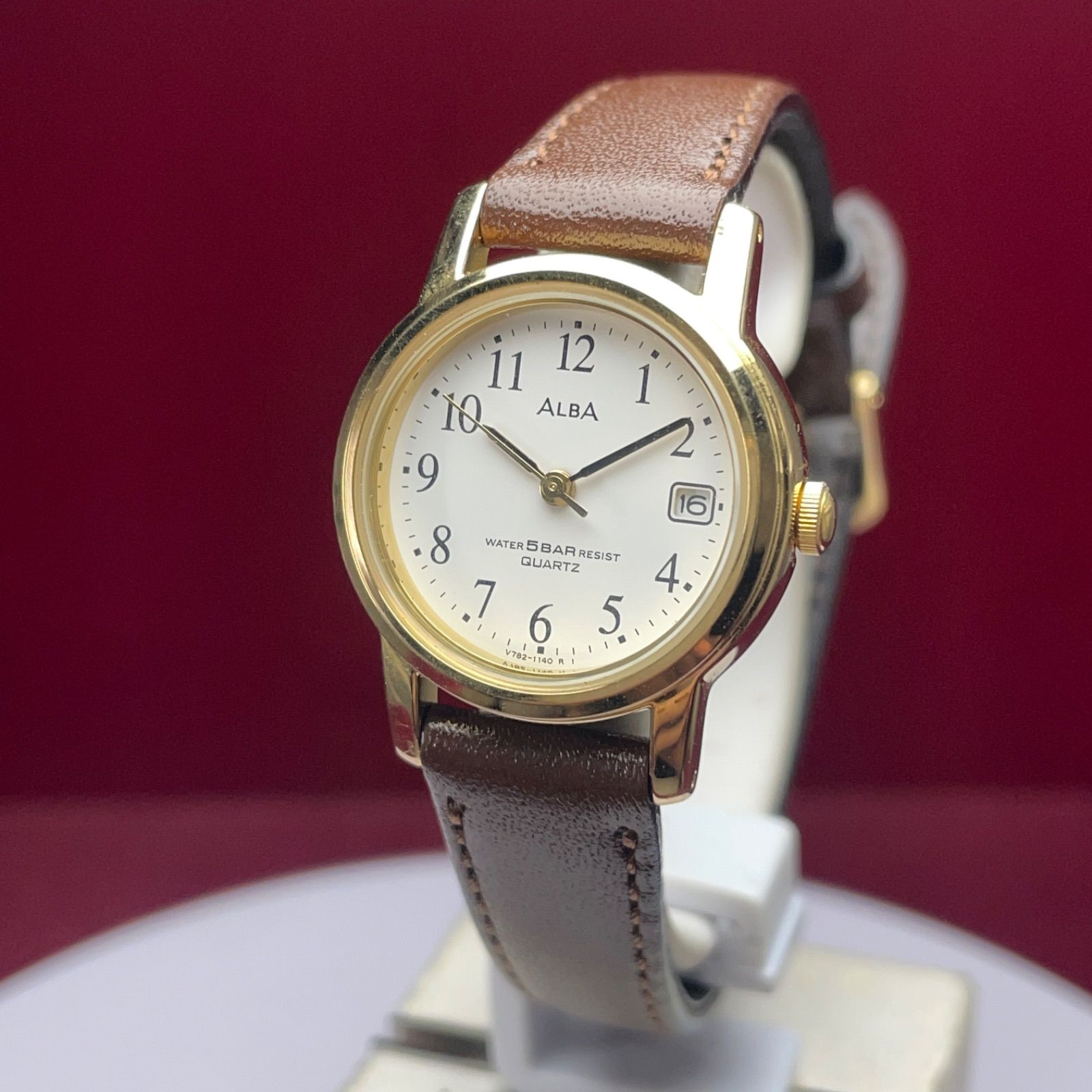 未使用 SEIKO ALBA ALARM QZ 純正SSベルト 日本製 腕時計 未使用 SEIKO ALBA ALARM QZ 純正SSベルト 日本製 腕時計