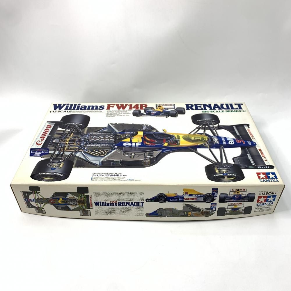 【中古】ｿﾉﾀﾌﾟS）箱痛み)タミヤ 1/12 ウィリアムズ FW14B ルノー 「ビッグスケールシリーズ No.29」[10]