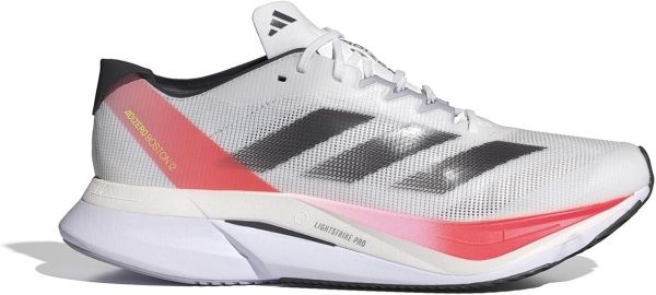 2営業日で発送 ADIDAS アディダス adidas ADIZERO BOSTON 12 M IF9210 カラー フットウェアホワイト オーロラメタリック サイズ 29.0