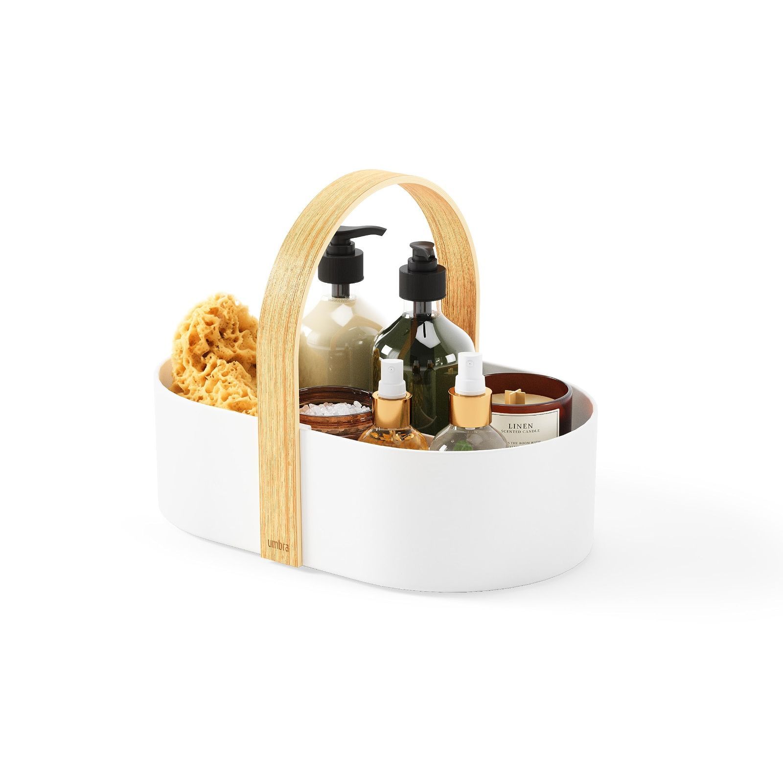 【数量限定】ベルウッド キャディー ホワイト/ナチュラル umbra キッチン 収納 ラック