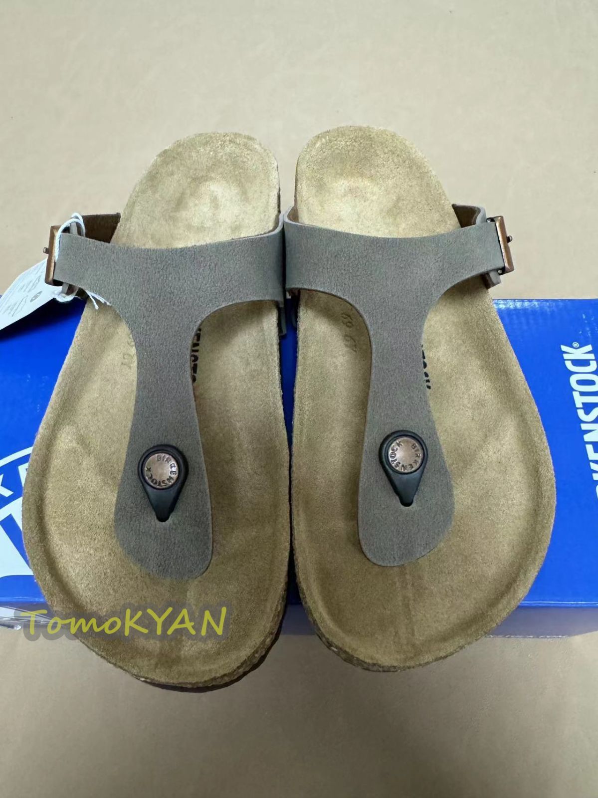 【新品】BIRKENSTOCK ビルケンシュトック サンダル クロッグ レギュラー幅 サンダル 男女兼用  ストーン