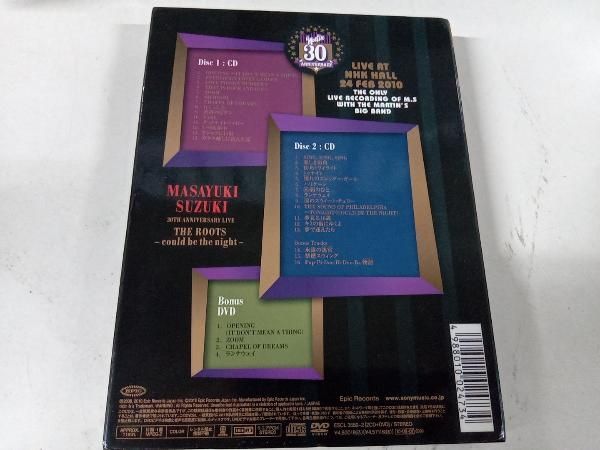 新品　鈴木雅之 30thAnniversary Live初回限定 2CD+DVD 鈴木雅之 CD MASAYUKI SUZUKI 30TH ANNIVERSARY LIVE THE ROOTS